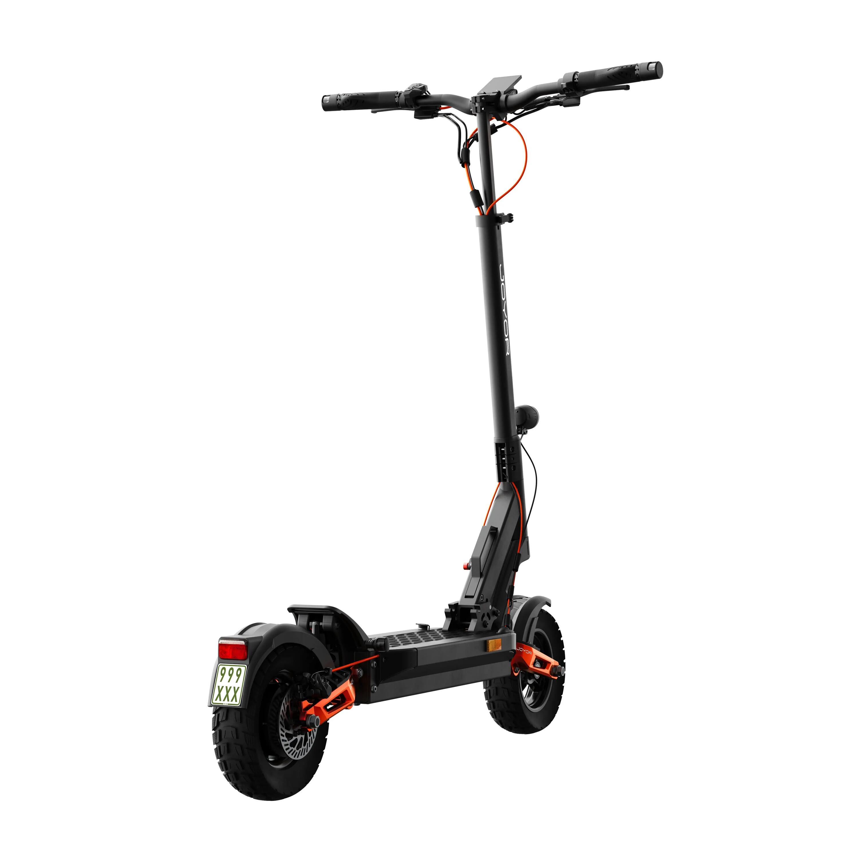 Trottinette électrique adulte T6 ABE 10", batterie 48V 18Ah, double amortisseurs 6/7