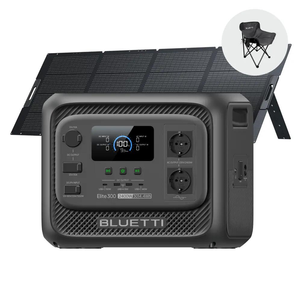 Elite 300 + 350W  3014Wh Portable Power Station for RV Trips and Home Backup