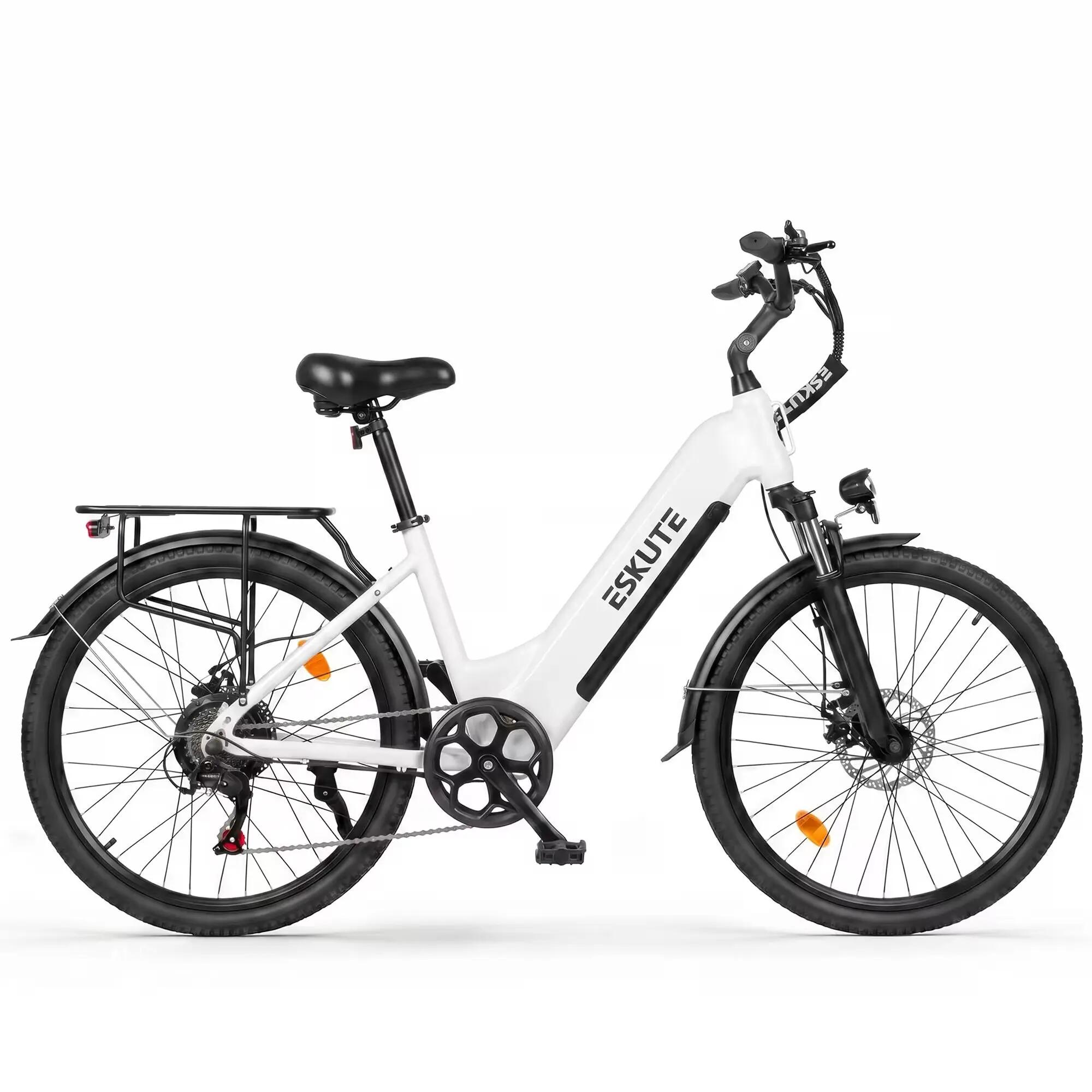 Vélo électrique C202 26", moteur 250W, batterie amovible 48V 17,5Ah, 7 vitesses 4/4
