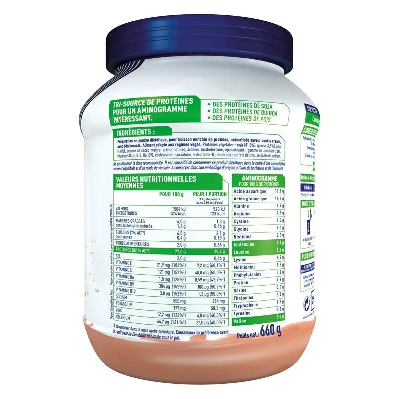 Protéine Vegan Apurna Cookie and cream - Pot 600g 2/5