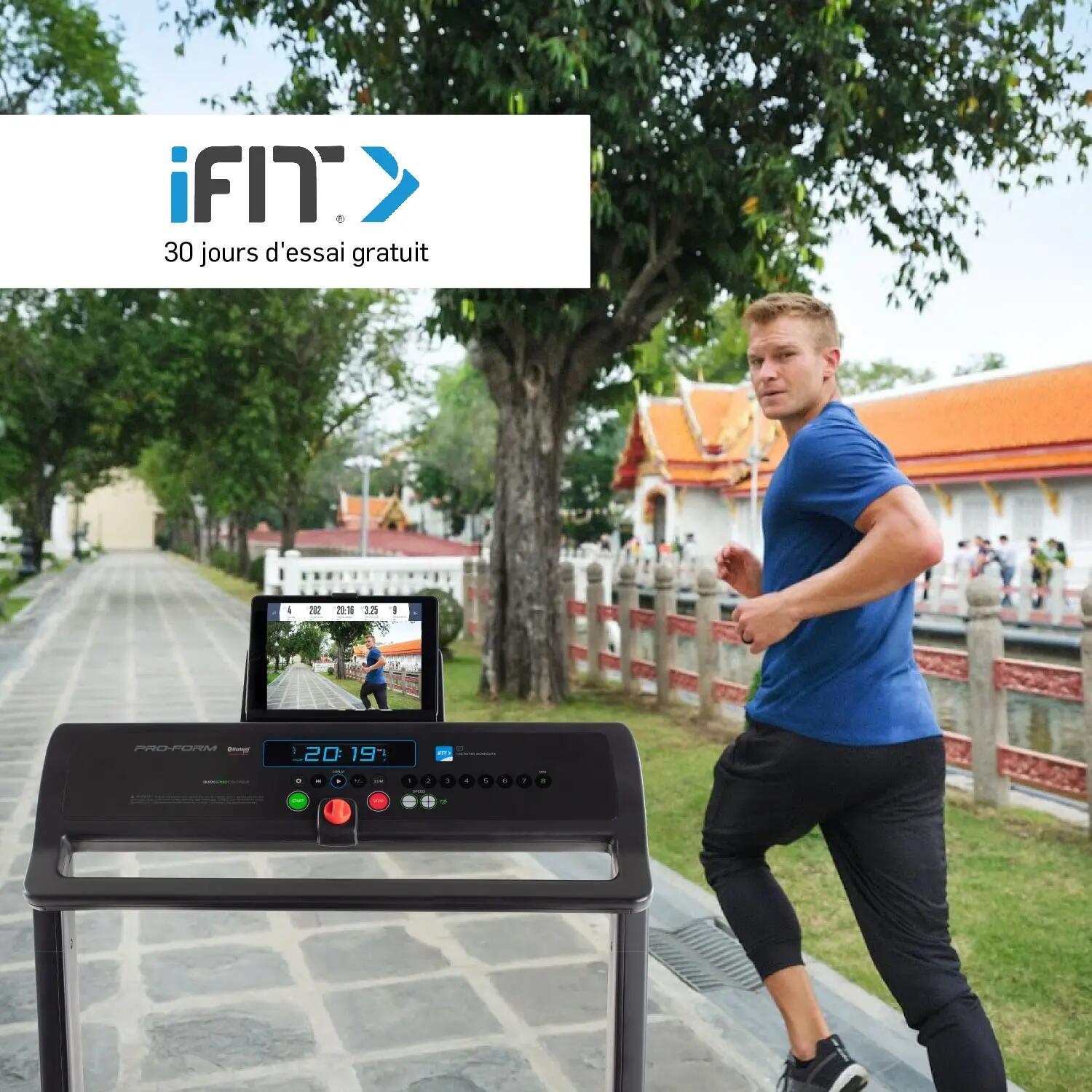 Tapis de course City L6 Connecté iFIT/ Ultra Compact / Surface 45x120 cm 5/5