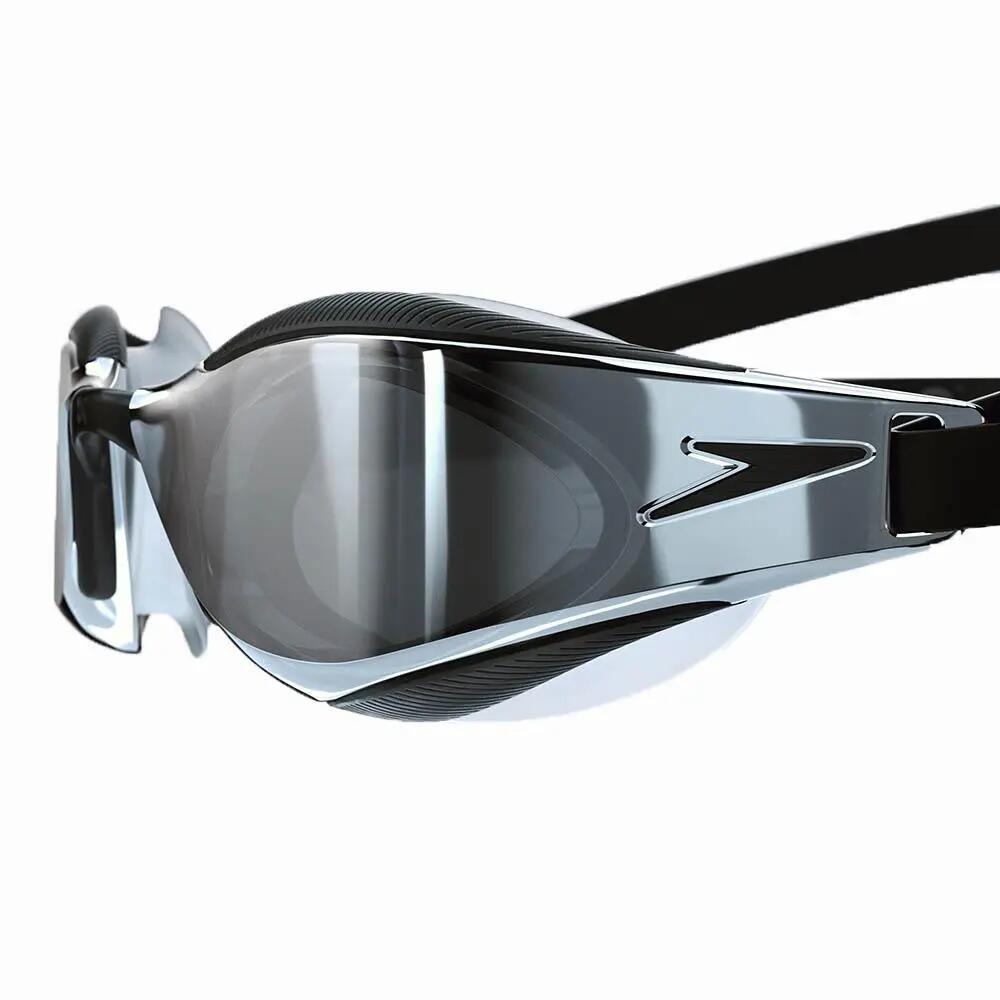 Speedo Fastskin Hyper Elite Black Mirror Swimming Goggles 5/7