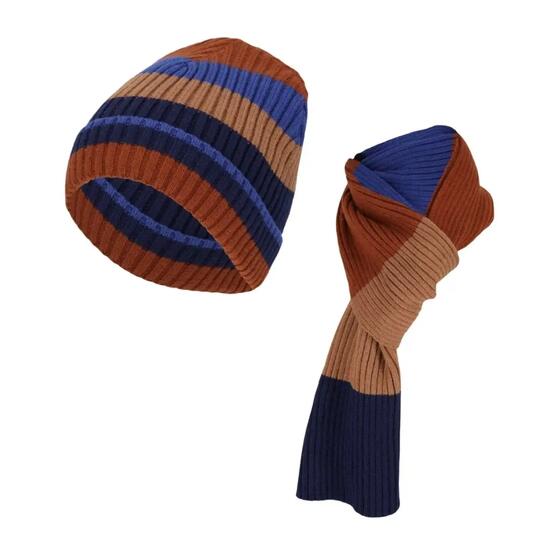 Muts & Sjaal jongens Multi Blauw Fashion One Size