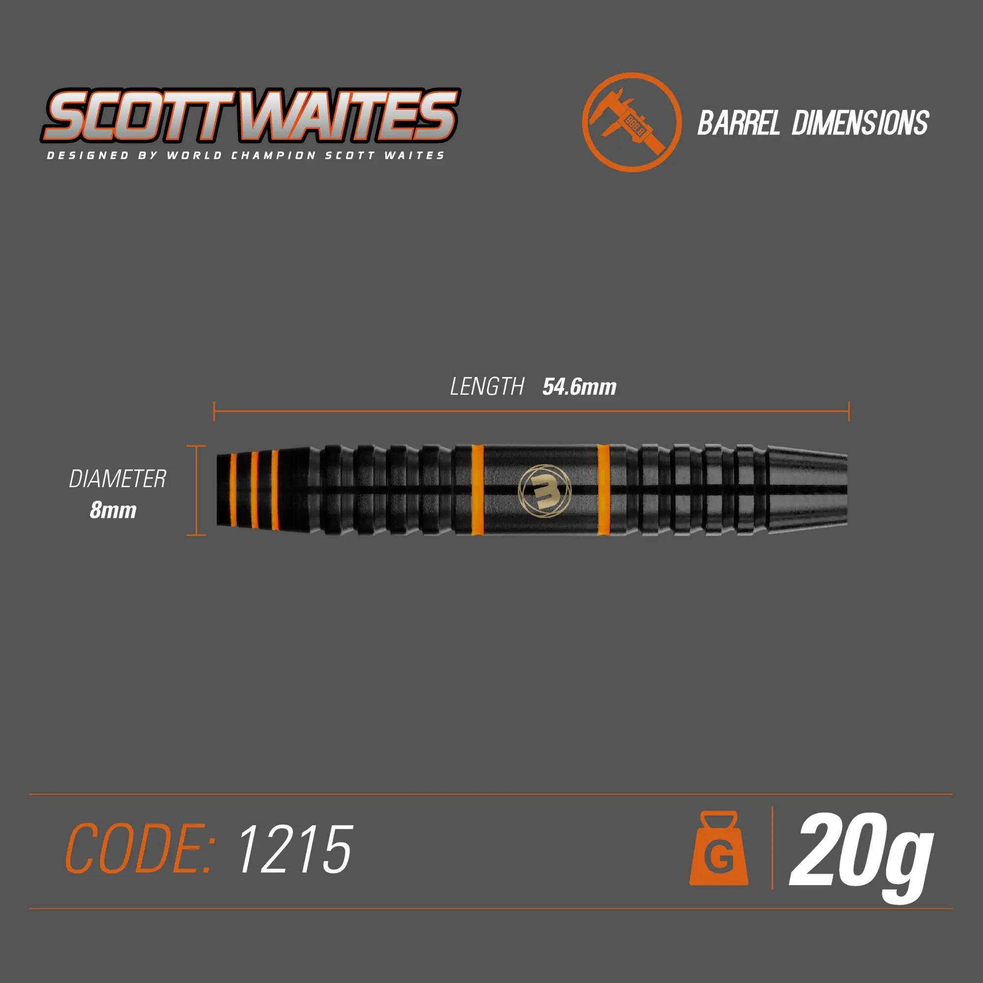 Winmau Scott Waites Conversion Set Steel 19g Soft 20g 2/6