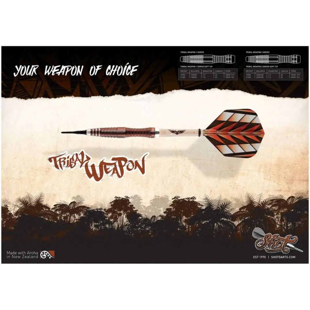 Tribal Weapon 1 Softtip Dartpijlen 7/7
