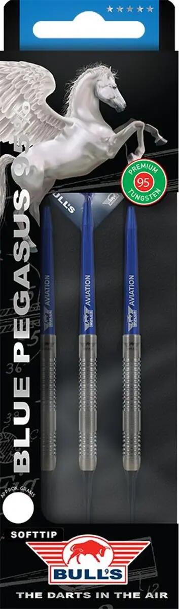 Blue Pegasus 95% B 95% Tungsten Softtip Dartpijlen 5/5