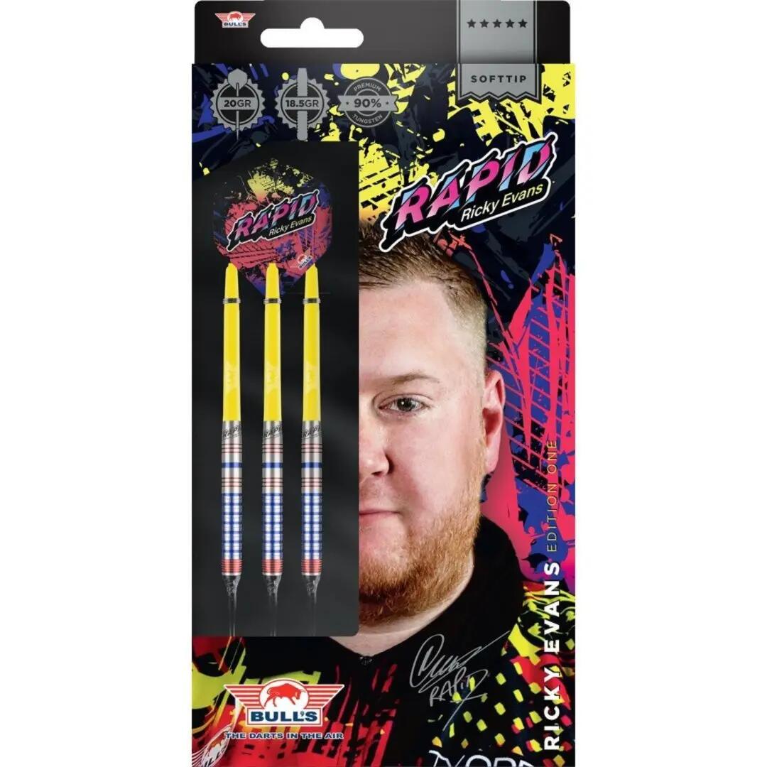 Ricky Evans 90% Tungsten Softtip Dartpijlen 5/6