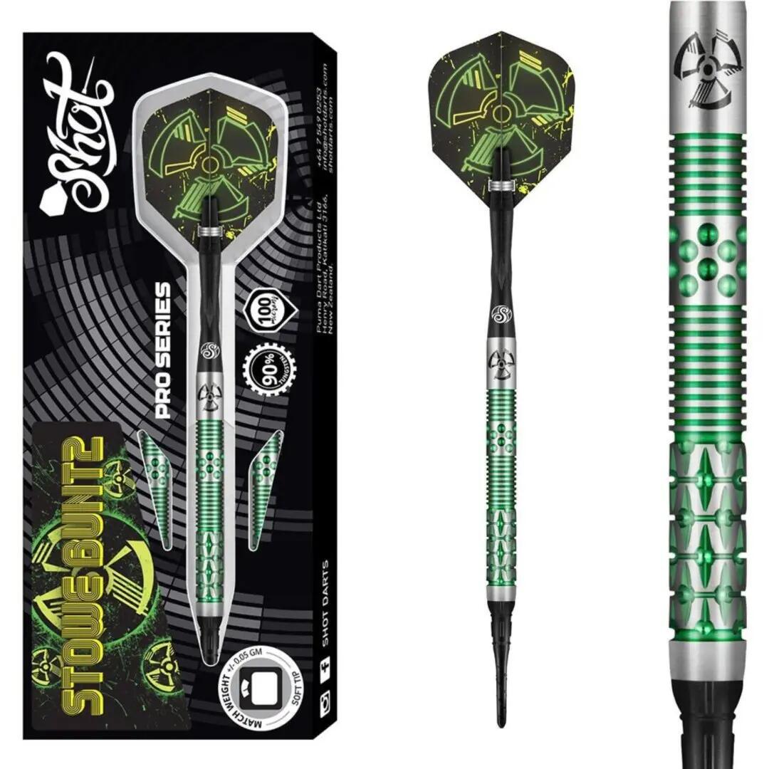 Pro Series Stowe Buntz 2.0 90% Tungsten Dartpfeile Softdart 3/5