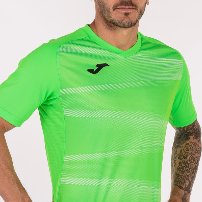 Maillot manches courtes Homme Joma Grafity ii vert fluo