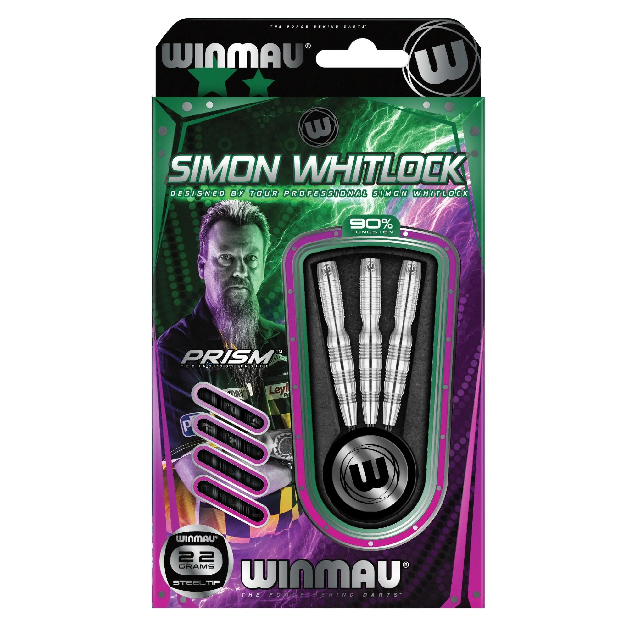 Steeldart Winmau Simon Whitlock Silver 1042- 24 g 2/5