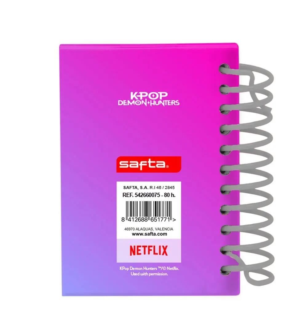 Bloc-Notes A7 K-Pop Demon Hunters Stationery 7,4 x 10,5 cm 2/2