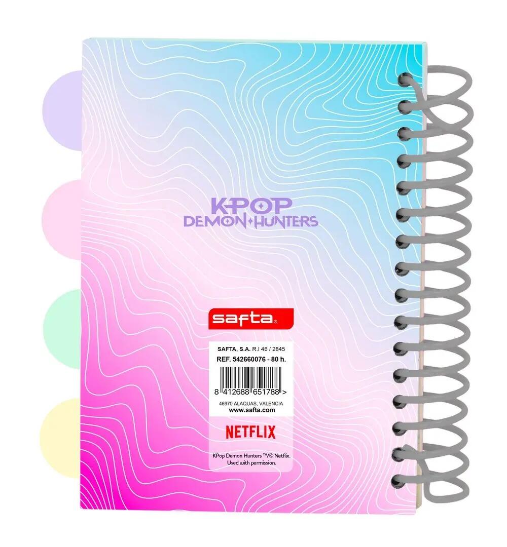 Blocco Note A6 K-Pop Demon Hunters Stationery 10,5 x 14,8 cm 2/2