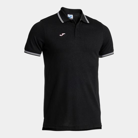 Polo Manches Courtes Football Homme Joma Confort Classic Noir
