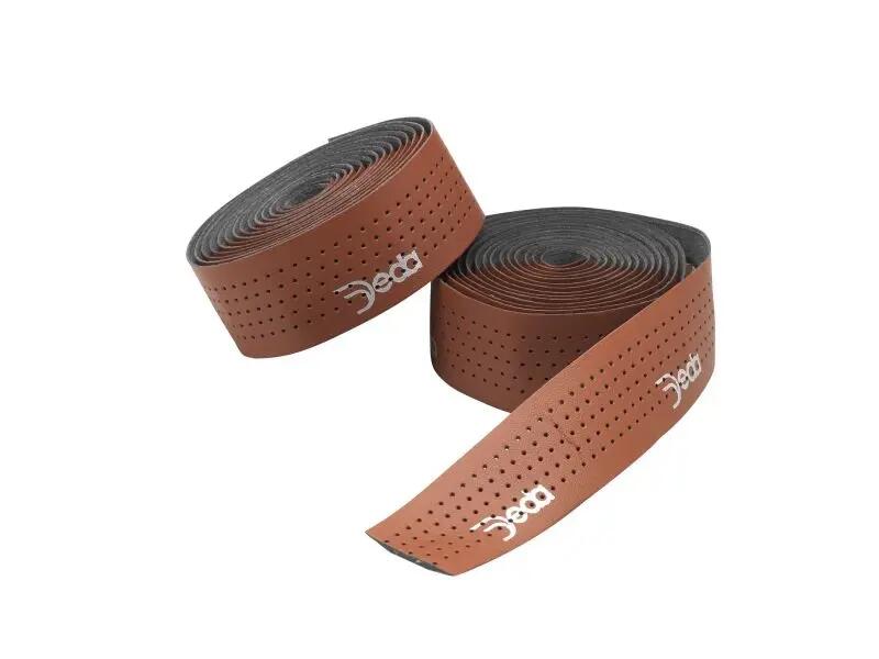 Deda Stuurtape Mistral in Bruin - Geperforeerd PU-Band 3/7