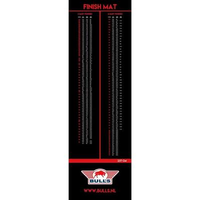 Carpet finish dartmat 300x90 cm met oche