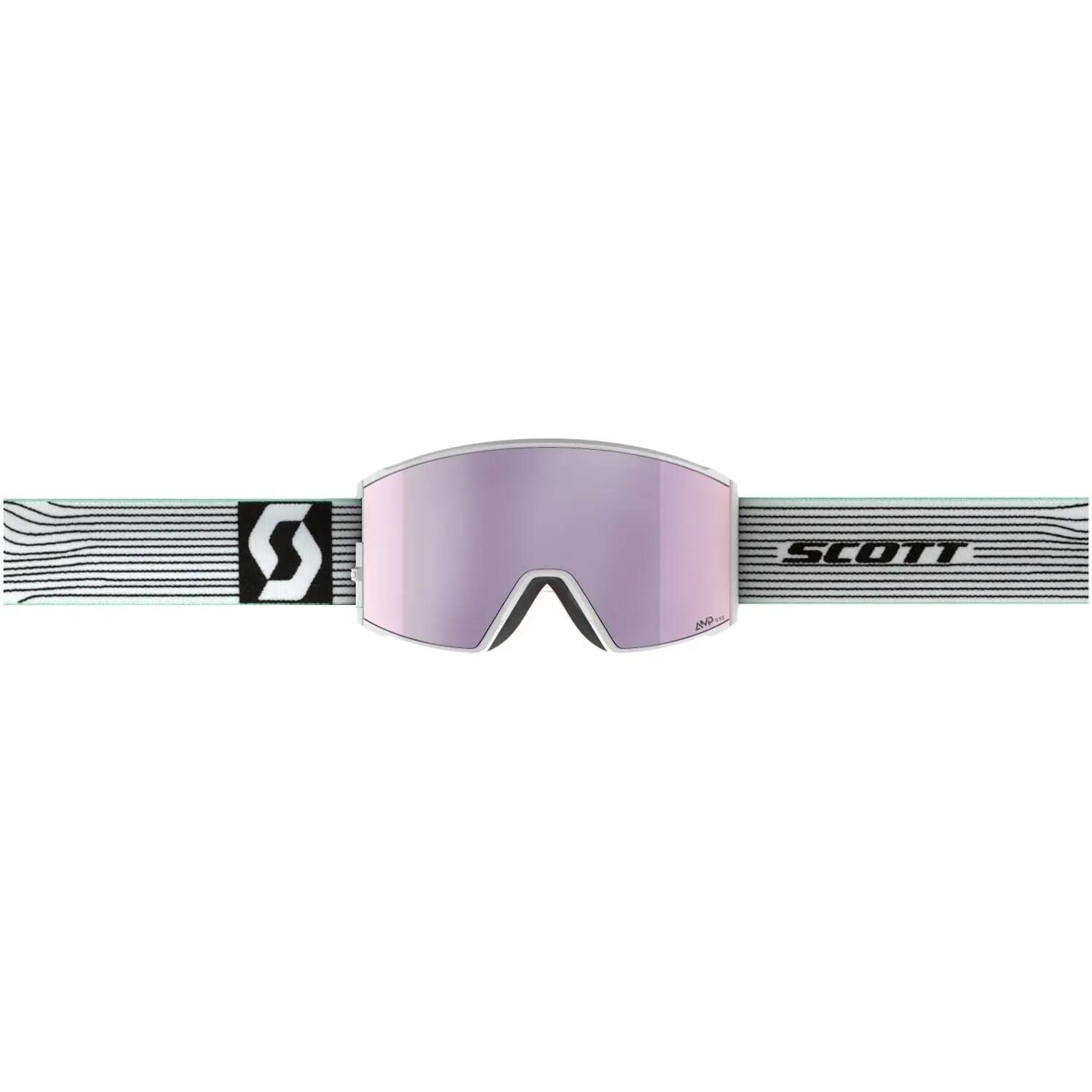Máscara de esquí Scott REACT lente AMP LAV CHR S3 2/3