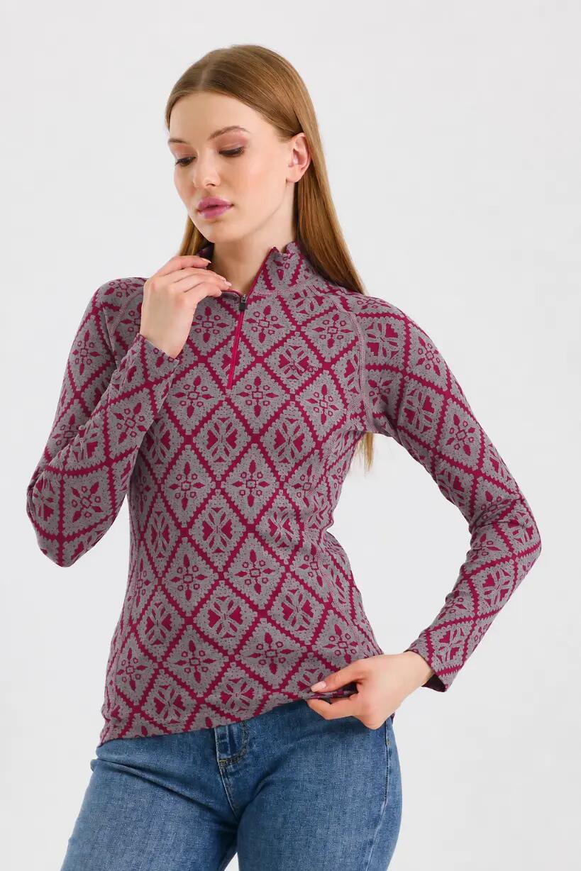 Venus - Koszulka termoaktywna 100% wełna merino (230 g/m²) S, Różowy 6/7