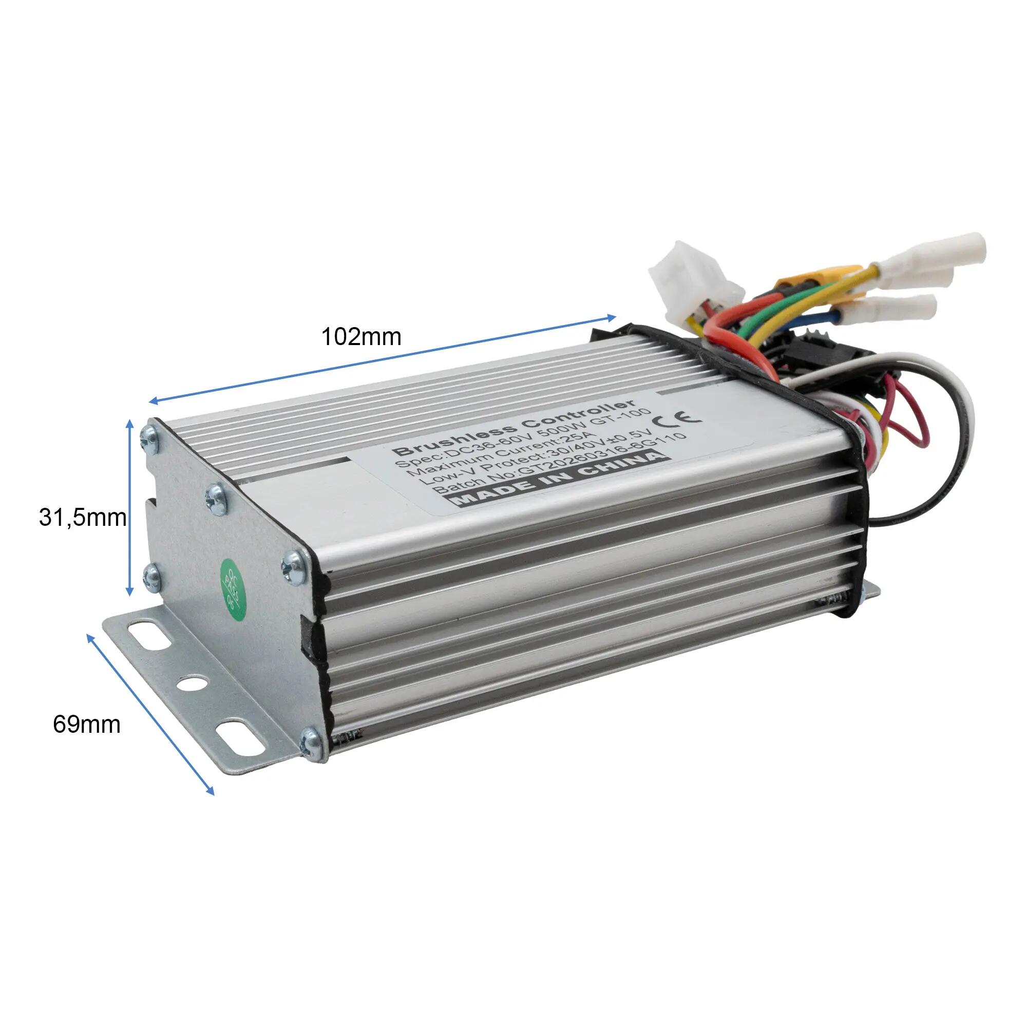 Kit electrónica GT100 36/60V 25A 500W 2/3