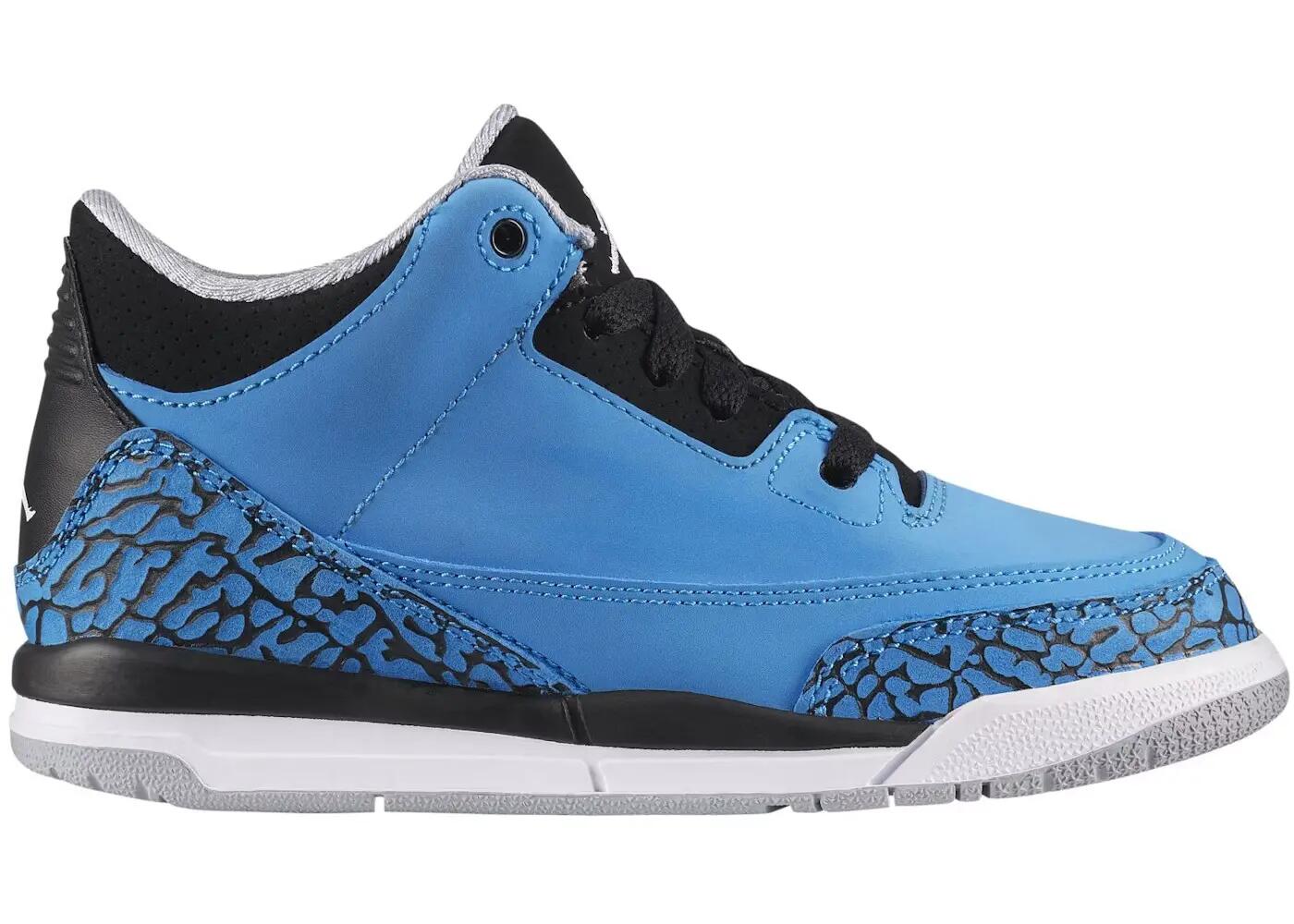 Chaussures - Sport walking - Enfants - Jordan 3 Powder Blue - Powder Blue 1/2