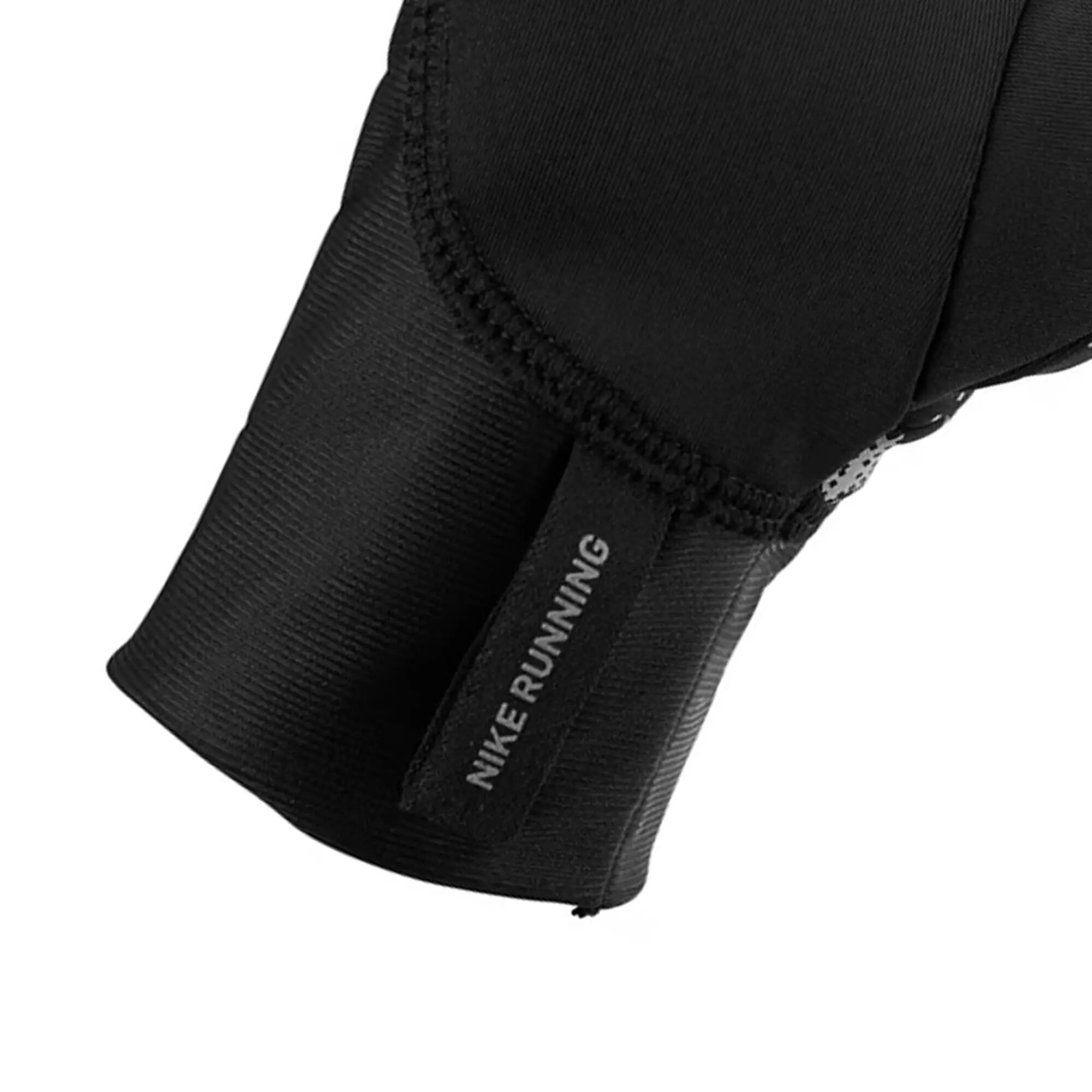 Mens Pacer Running Gloves (Black/Reflective) 4/4