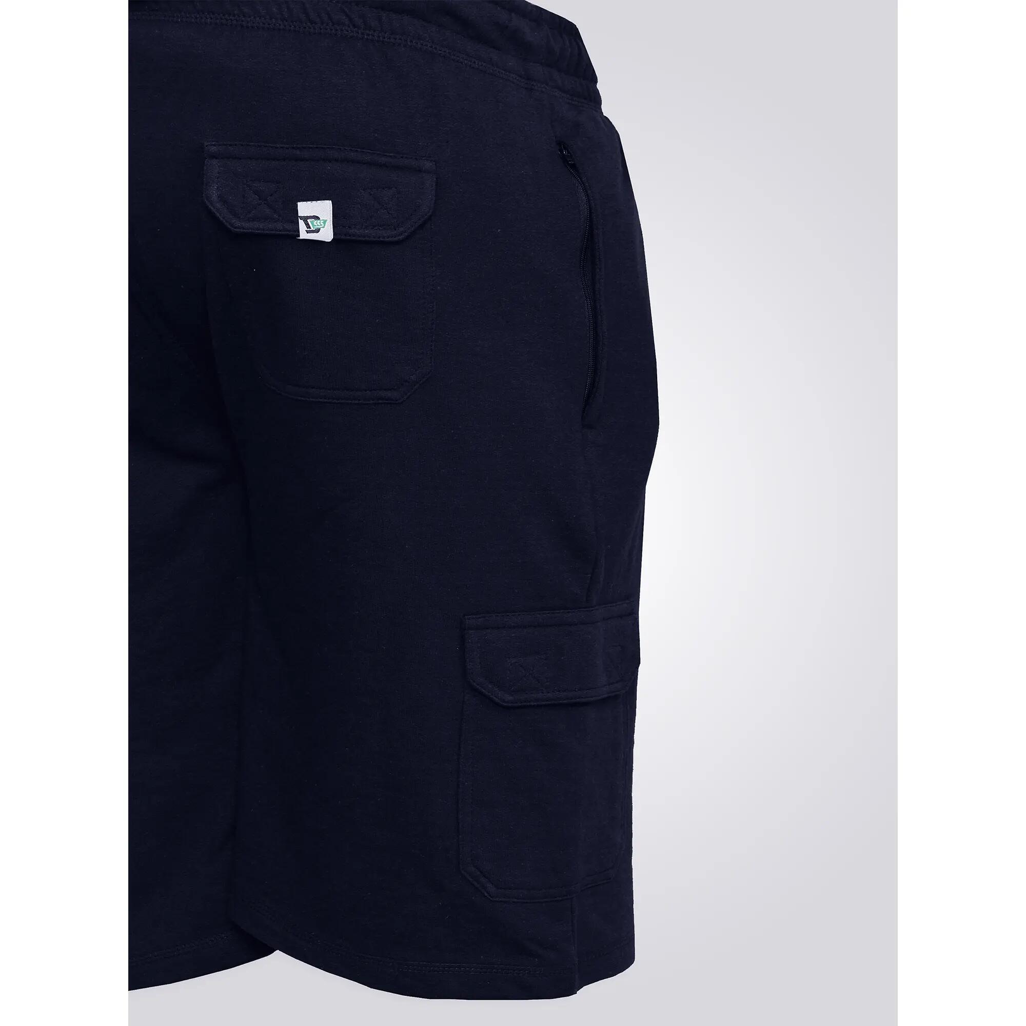 Pantaloncini Cargo Leggera Kingsize Uomo Duke D555 John Blu Navy 4/6