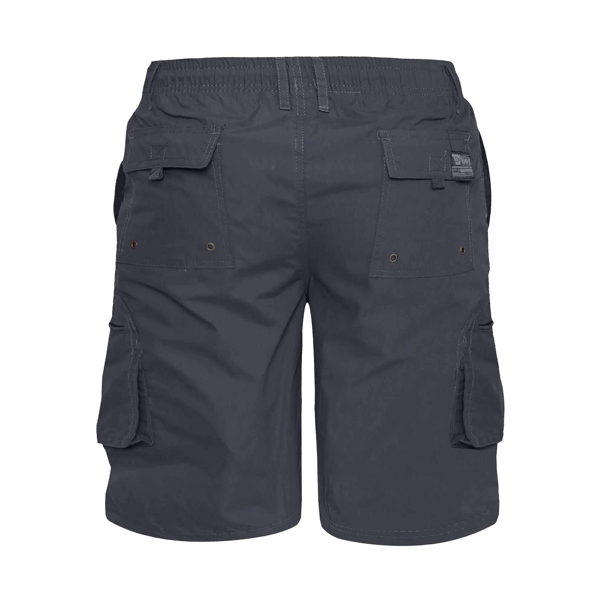 Pantaloncini Cargo Kingsize Uomo Duke D555 Nick Grigio 2/6