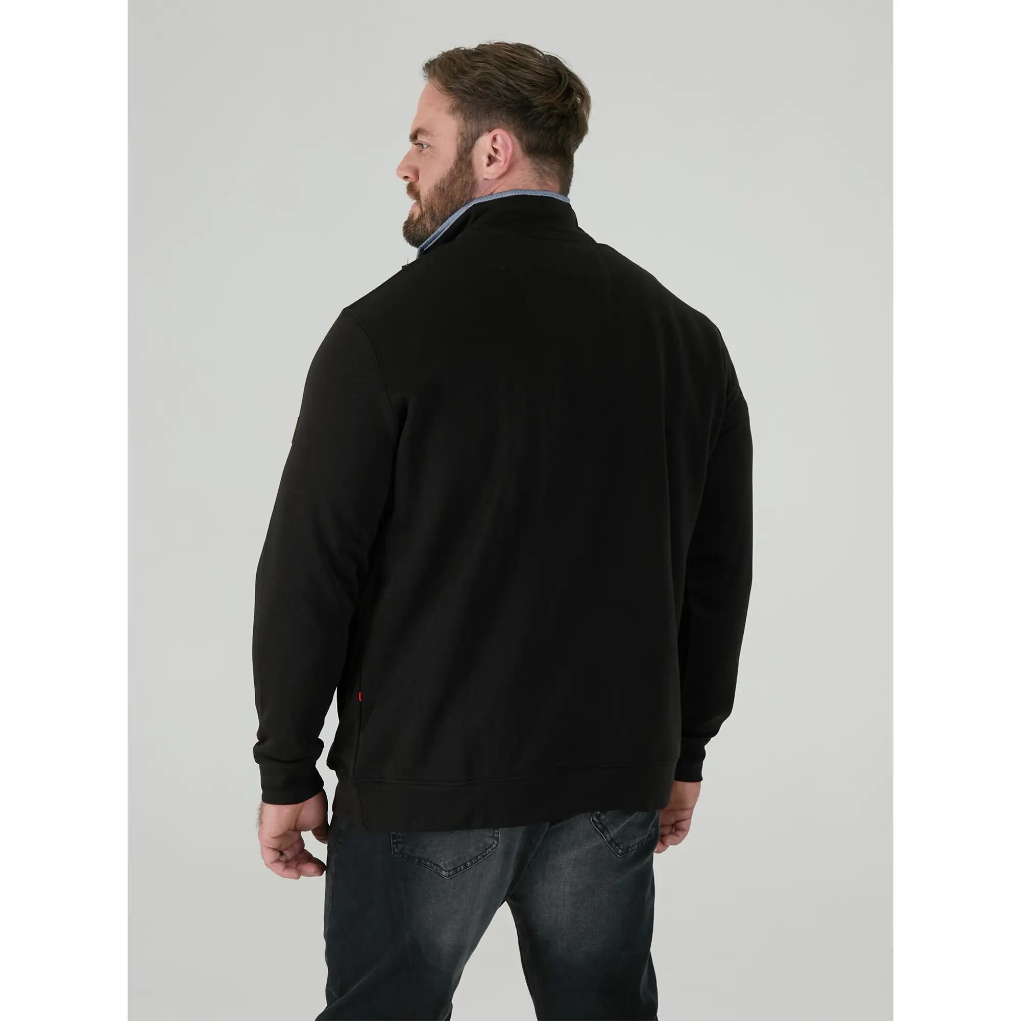 Felpa In Pile Kingsize Uomo Duke D555 Russel Nero 5/6