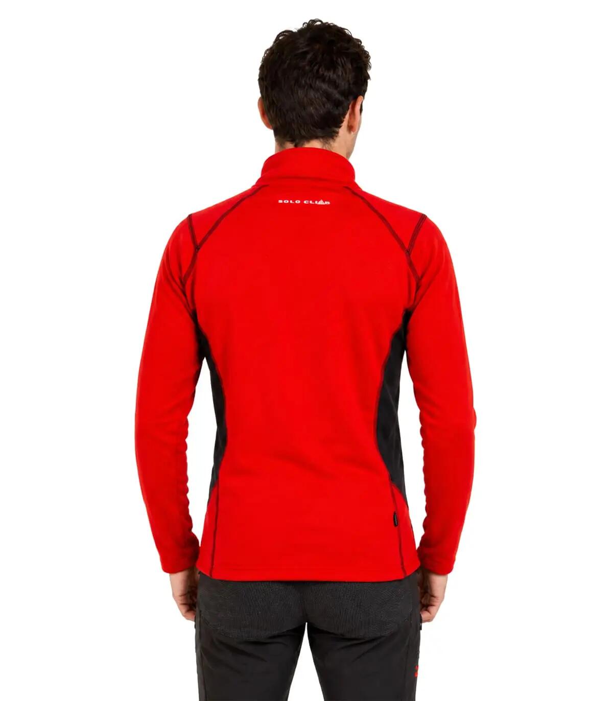 Casaco Polar Power Hot Alpinismo Homem Elástico Transpirável Vermelho 4/5