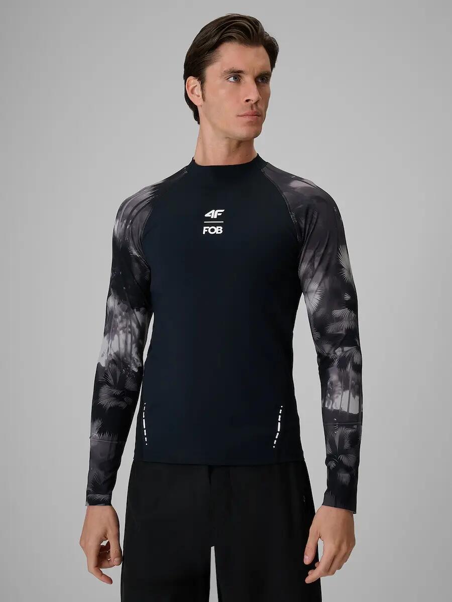 Longsleeve do pływania i sportów wodnych z UPF50+ męski 4F 4FRSS26TFWLM004