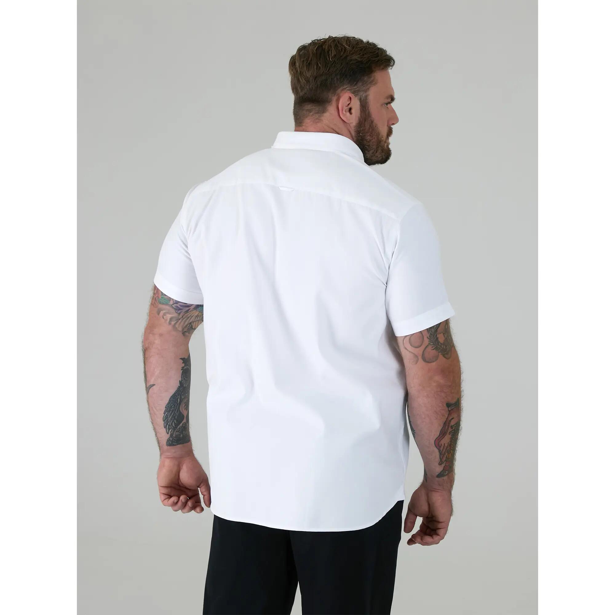 Camicia Kingsize Maniche Corte Uomo Duke D555 James Bianco 4/6