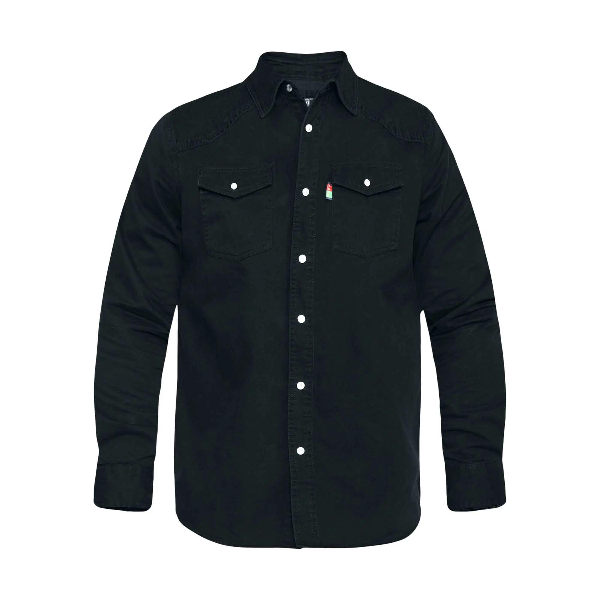 Camicia Uomo Duke D555 Western Nero 2/6