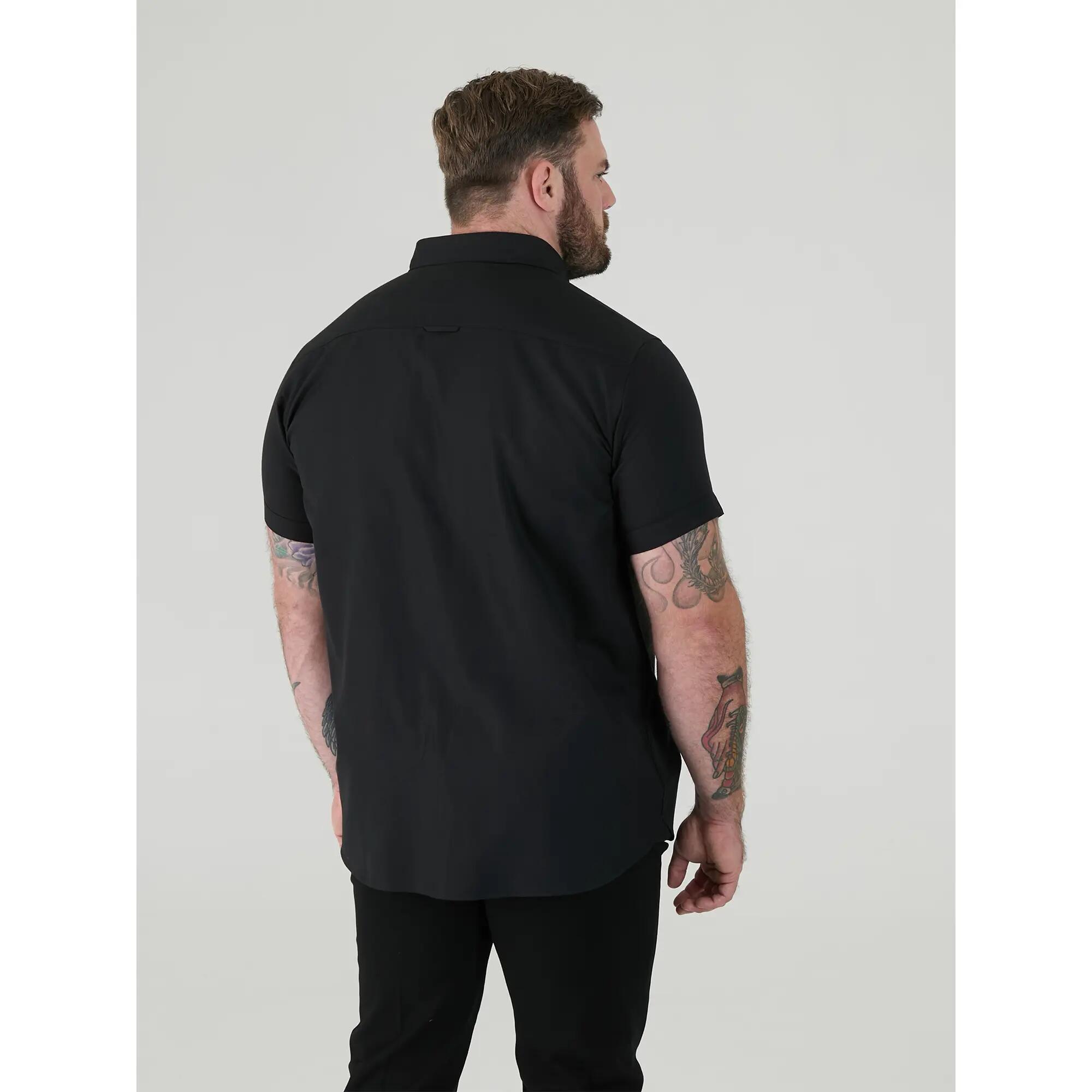 Camicia Kingsize Maniche Corte Uomo Duke D555 James Nero 5/6