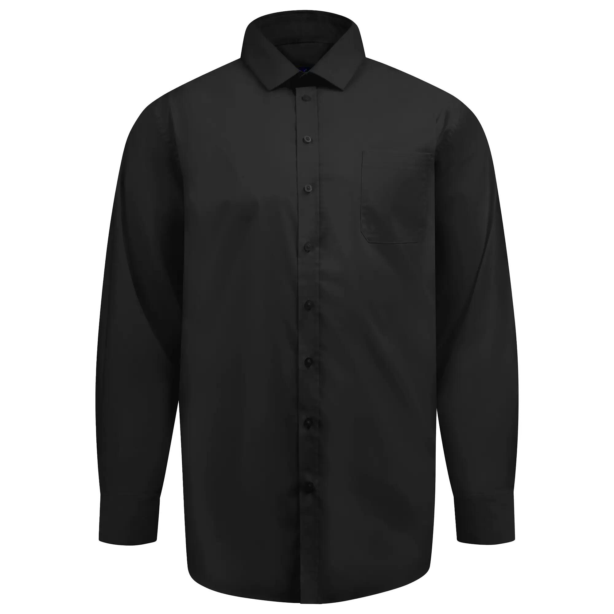 Camicia Elasticizzato Kingsize Uomo Duke Oliver D555 Nero 2/6