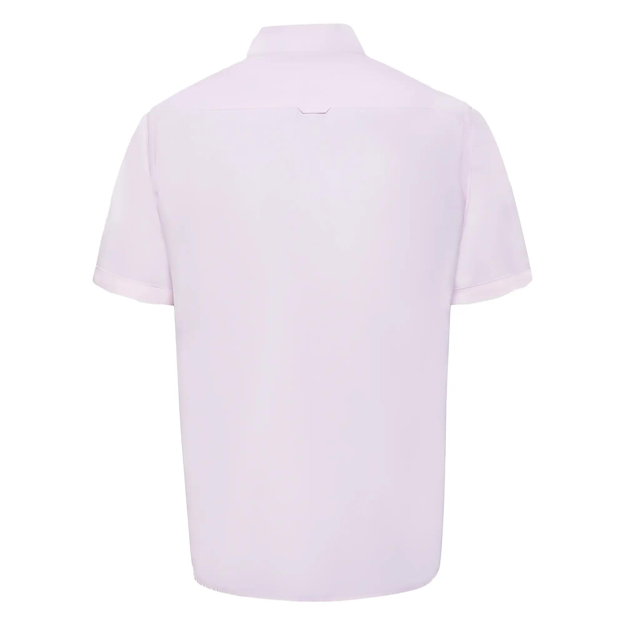 Camicia Kingsize Maniche Corte Uomo Duke D555 James Rosa 3/6