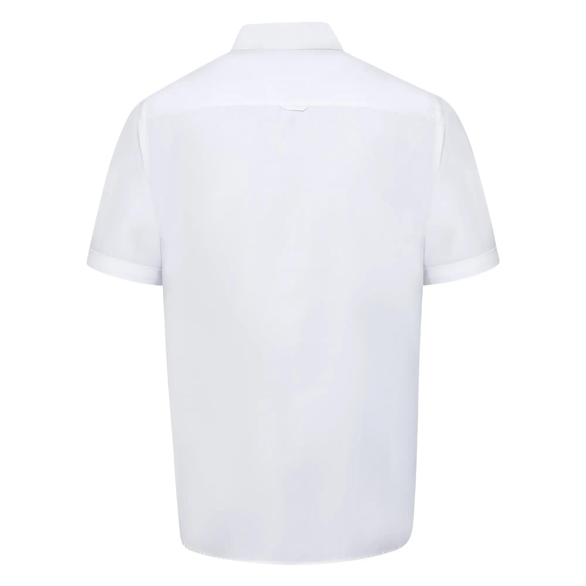 Camicia Kingsize Maniche Corte Uomo Duke D555 James Bianco 3/6