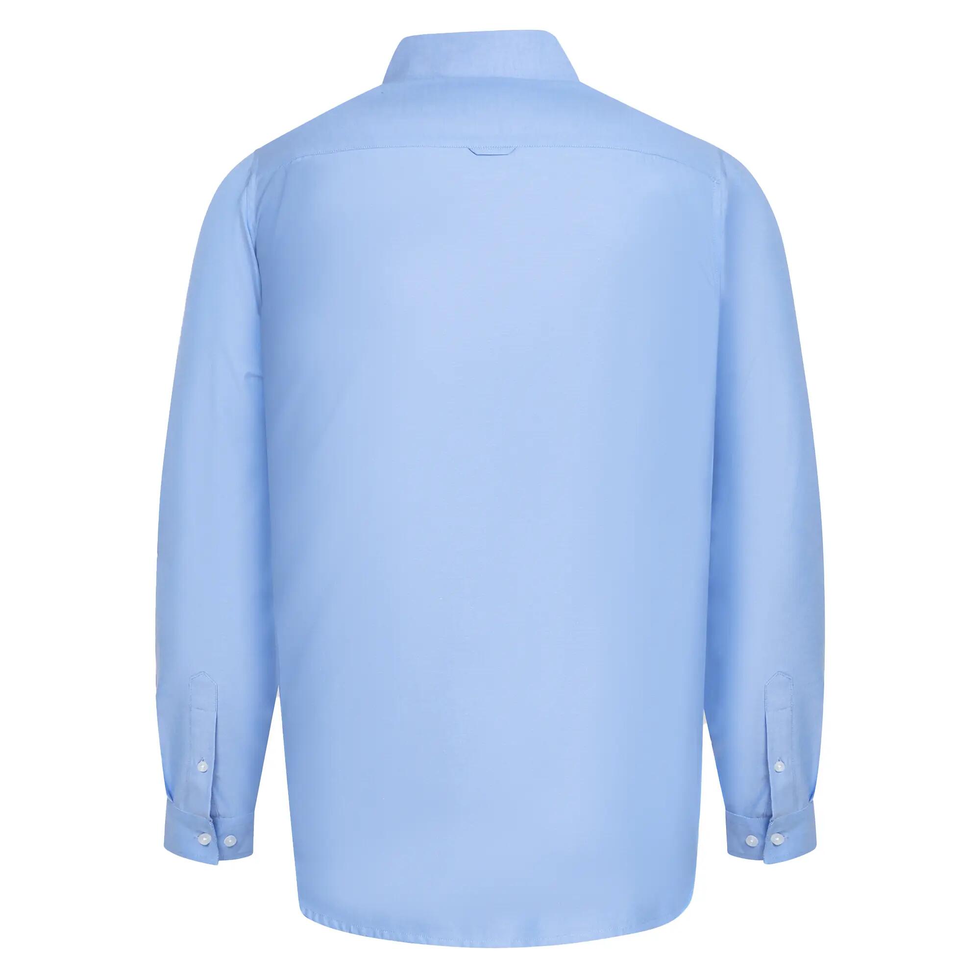 Camicia Kingsize Manica Lunga Uomo Duke D555 Richard Azzurro 3/6