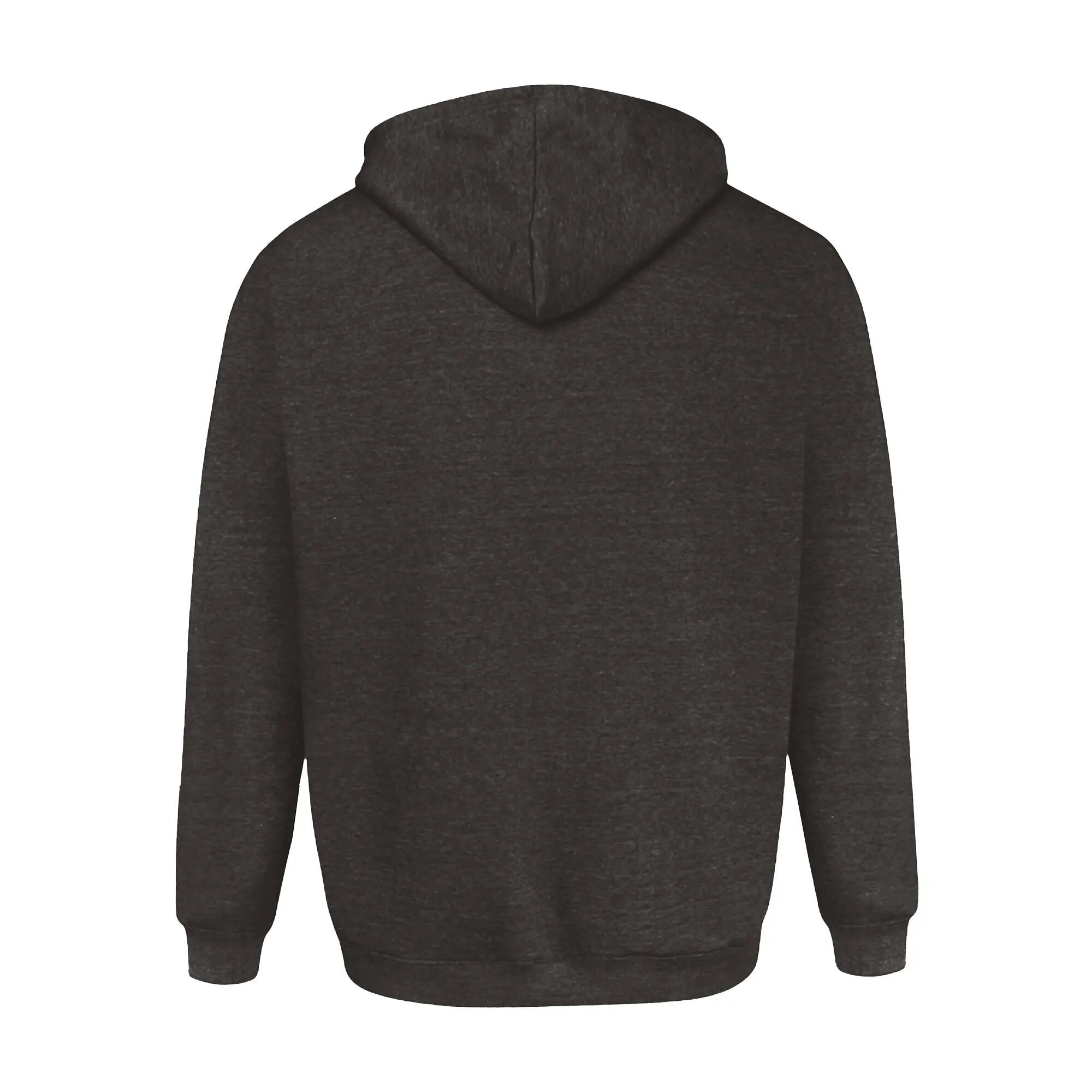 Felpa Con Cappuccio E Zip Intera Kingsize Uomo Duke D555 Rockford Cantor Grigio 3/6