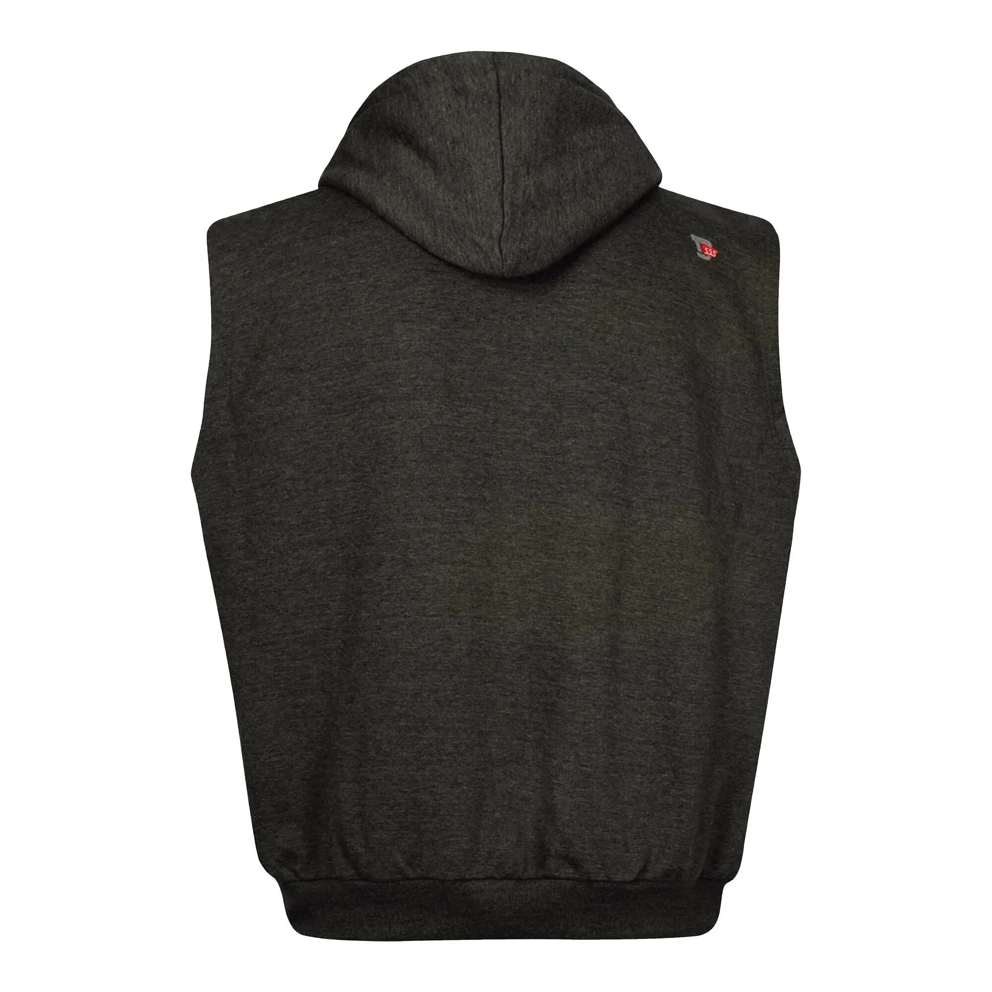 Felpa Con Cappuccio E Zip Intera Kingsize Senza Maniche Uomo Duke D555 Blake 3/6