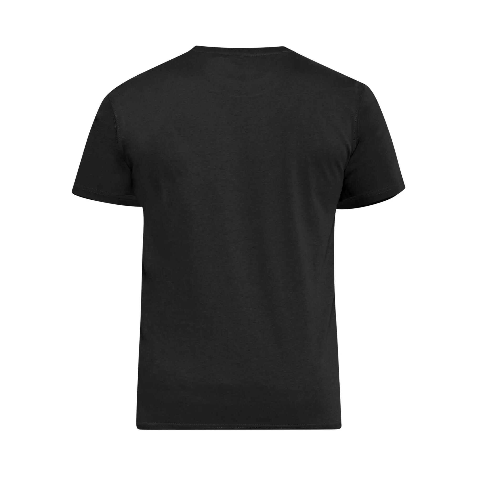 Maglietta Kingsize Girocollo Uomo Duke D555 Flyers Nero 3/5
