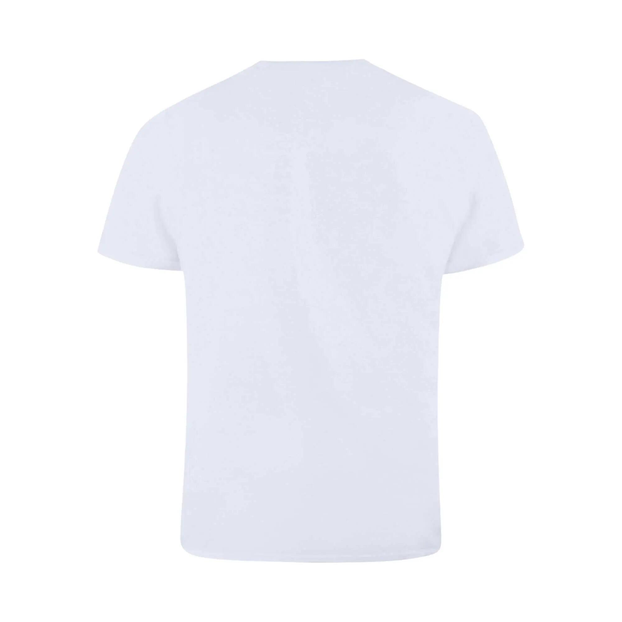 Mens D555 Sig Cotton Kingsize TShirt (White) 3/5