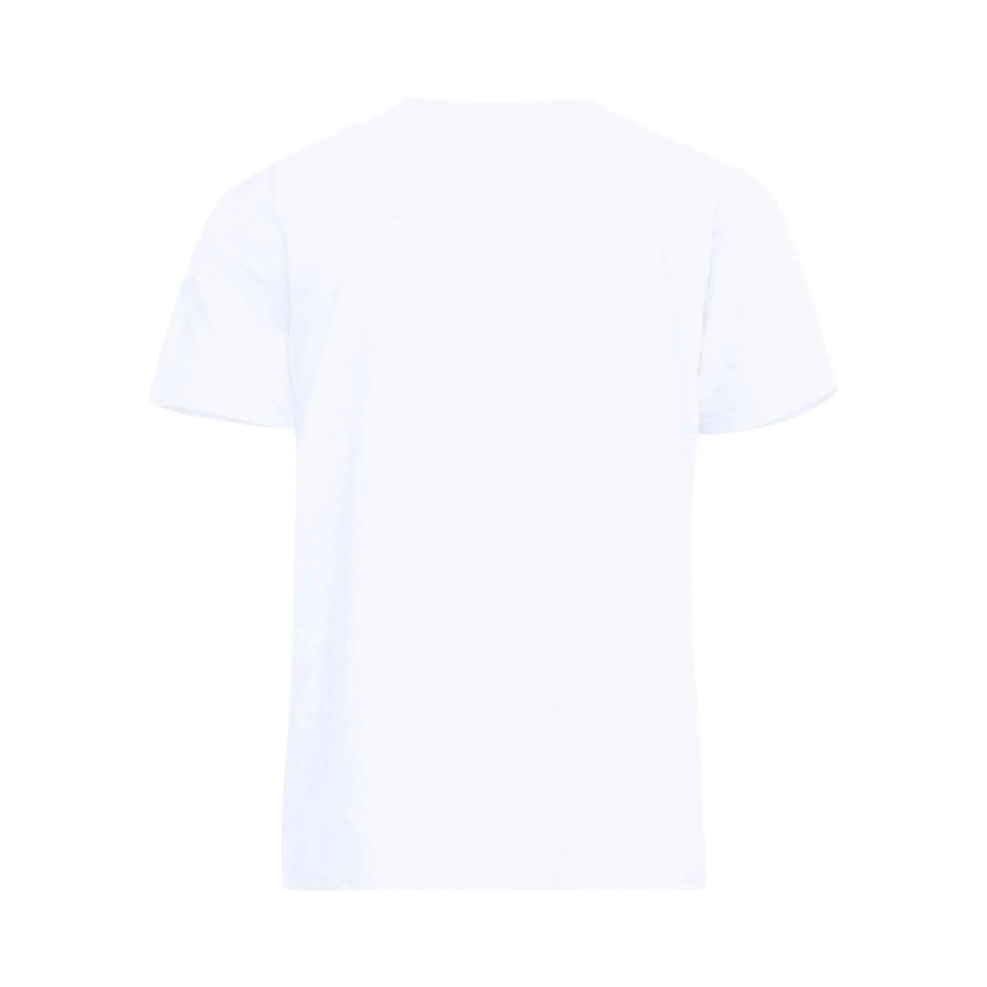 D555 Tshirt Uni Col Rasducou Grande Taille FLYERS Homme (Blanc) 3/5
