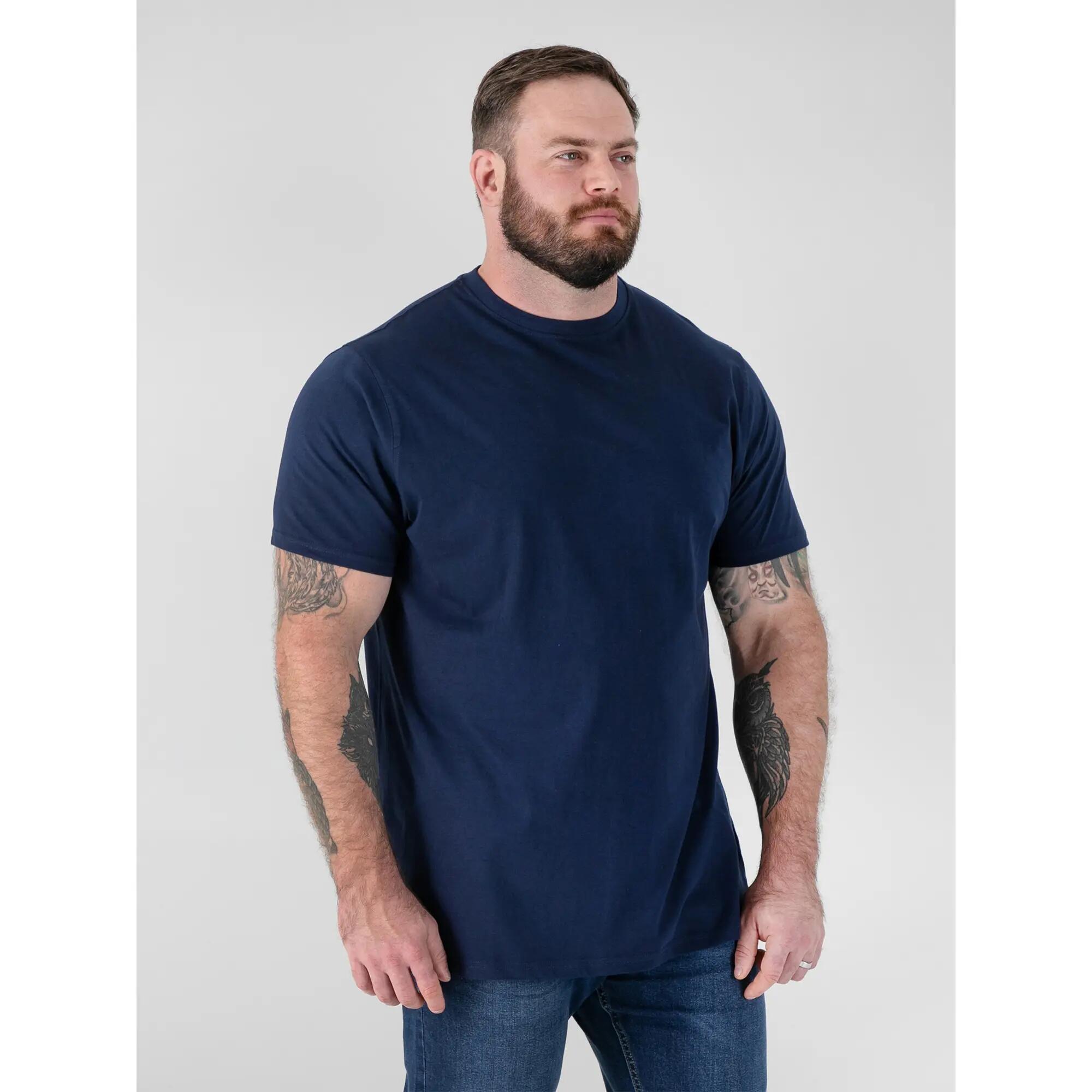 Maglietta Kingsize Girocollo Uomo Duke D555 Flyers Blu Navy 4/5