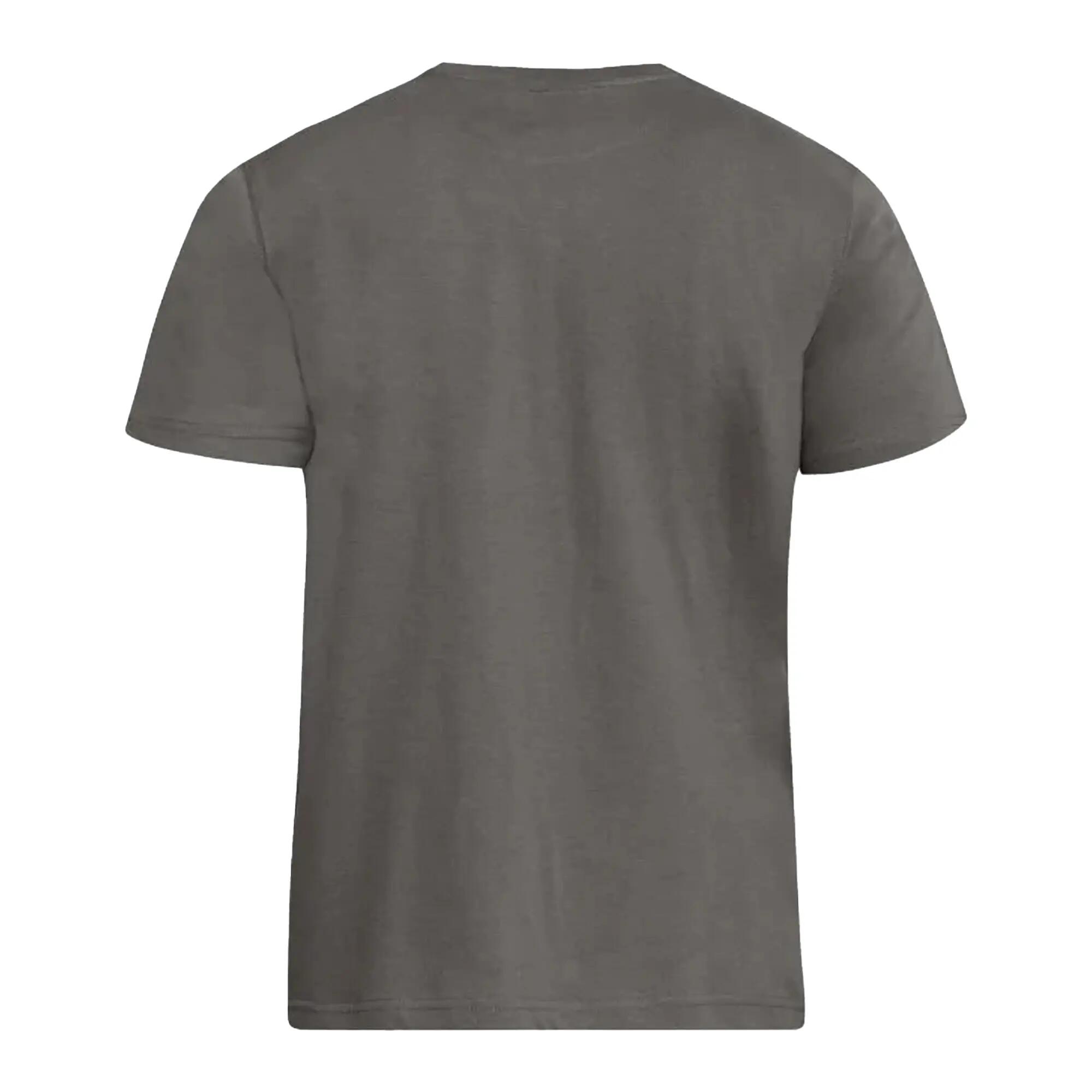 D555 Tshirt Uni Manches Courtes FLYERS Homme (Kaki) 3/5