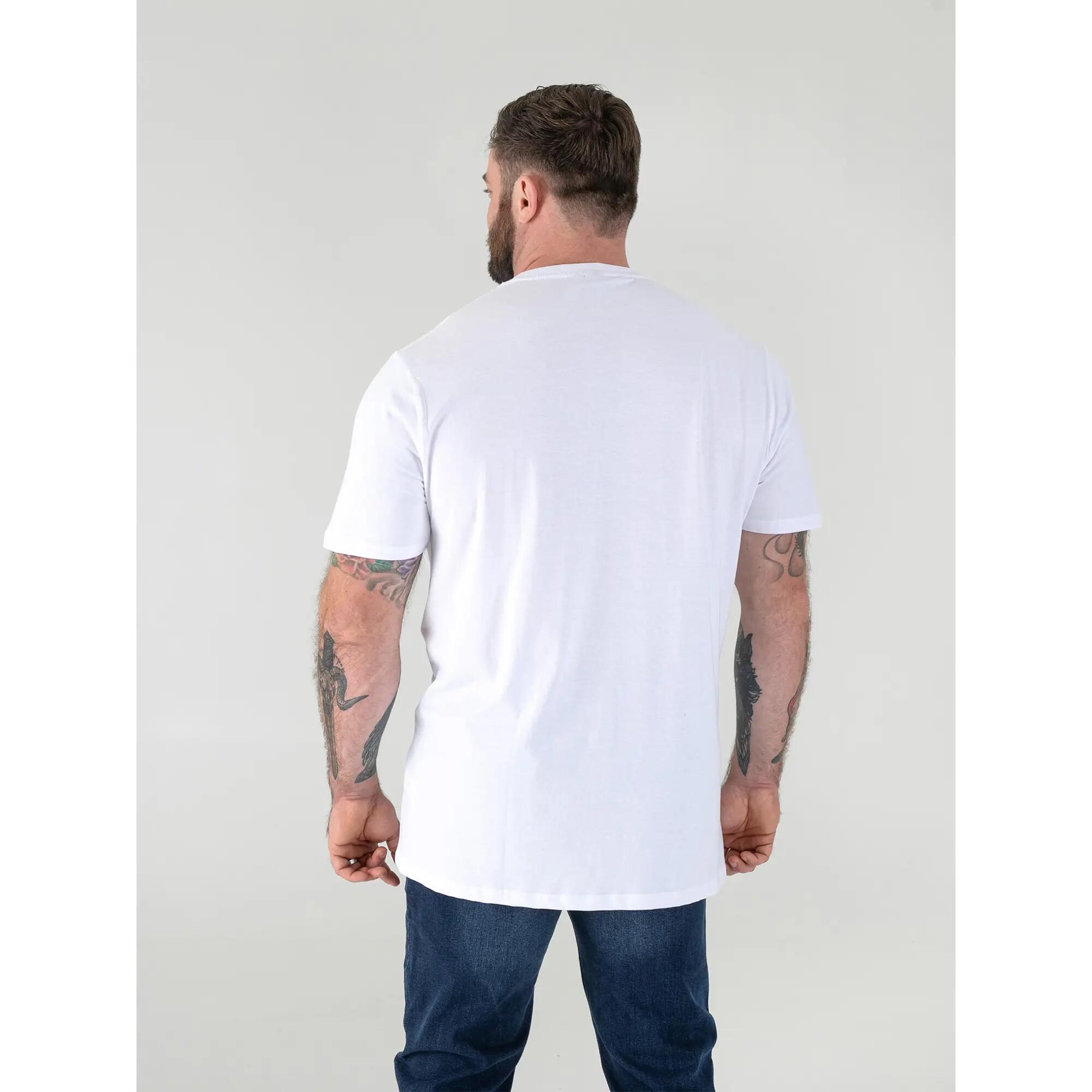 Mens D555 Flyers TShirt (White) 4/5