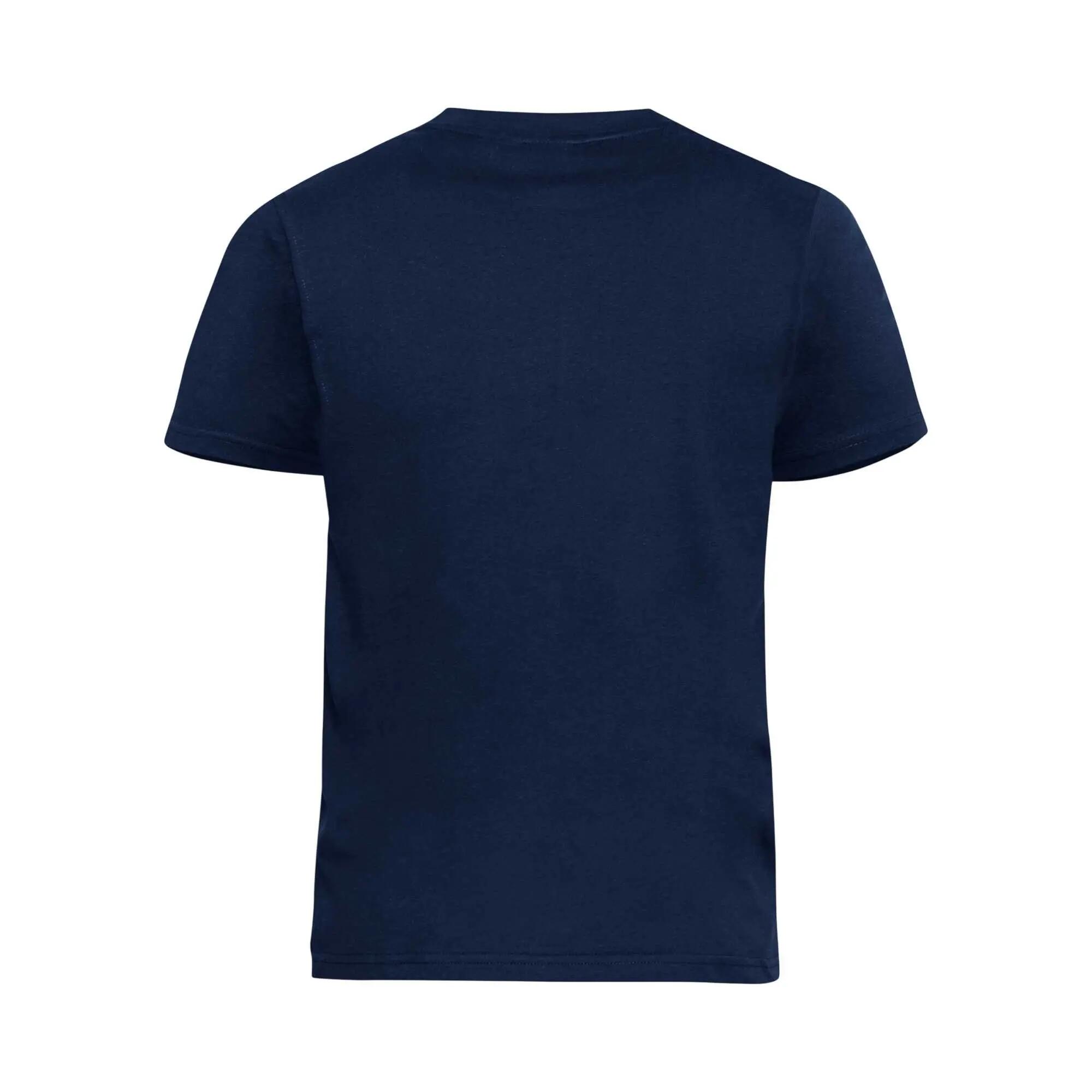 Maglietta Kingsize Girocollo Uomo Duke D555 Flyers Blu Navy 3/5