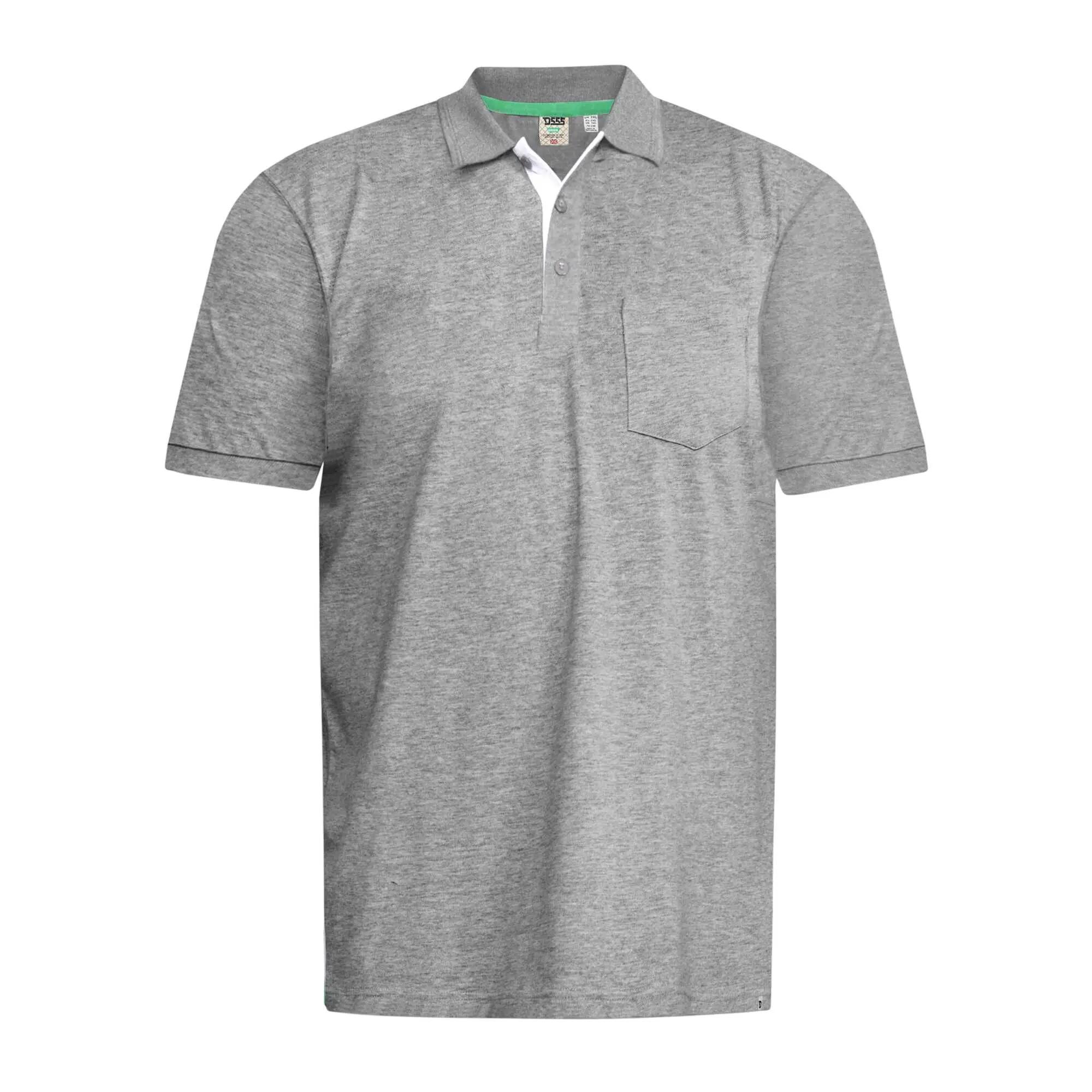 "D555 Grant" Poloshirt für Herren Grau 2/7