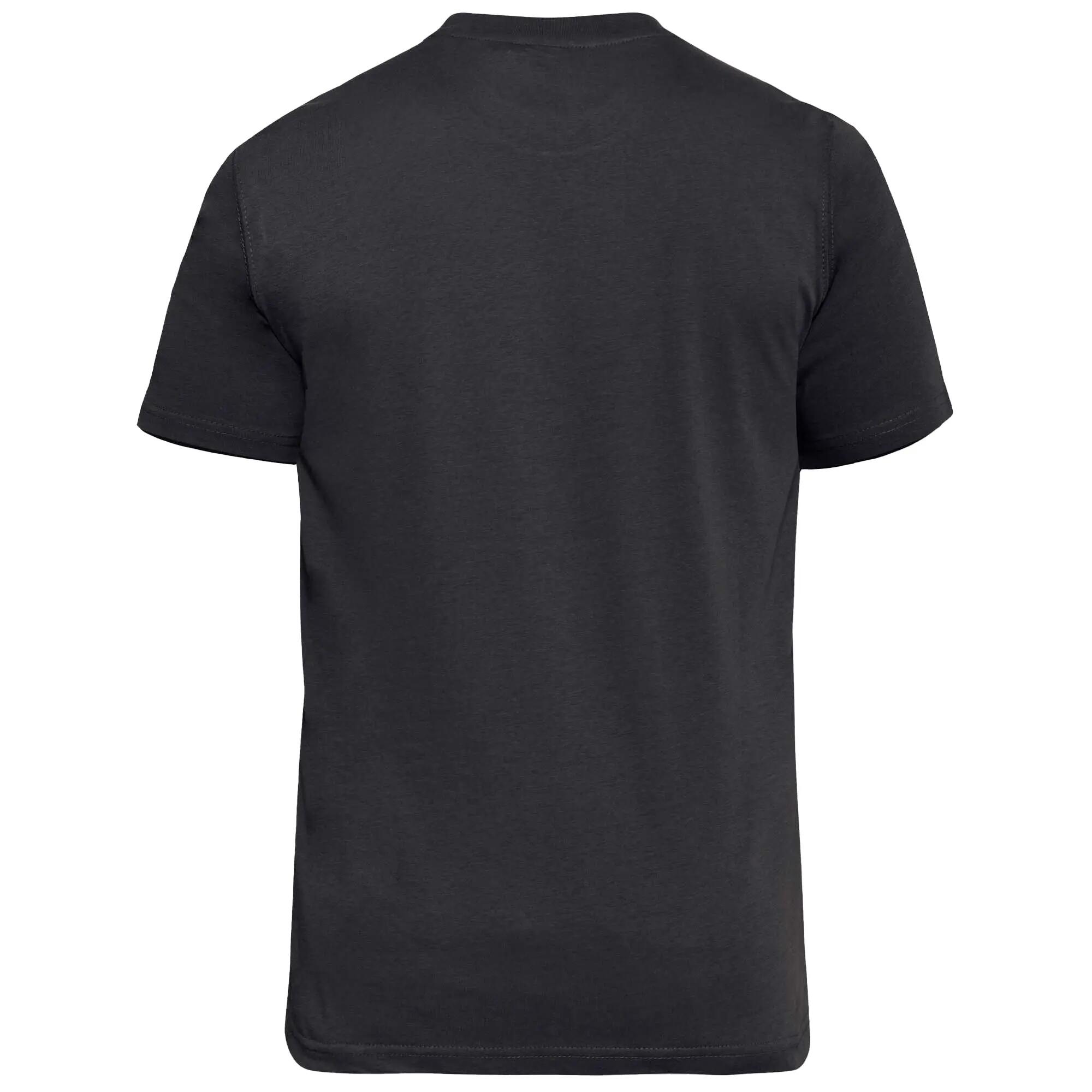 D555 Tshirt Uni Manches Courtes FLYERS Homme (Noir) 3/5