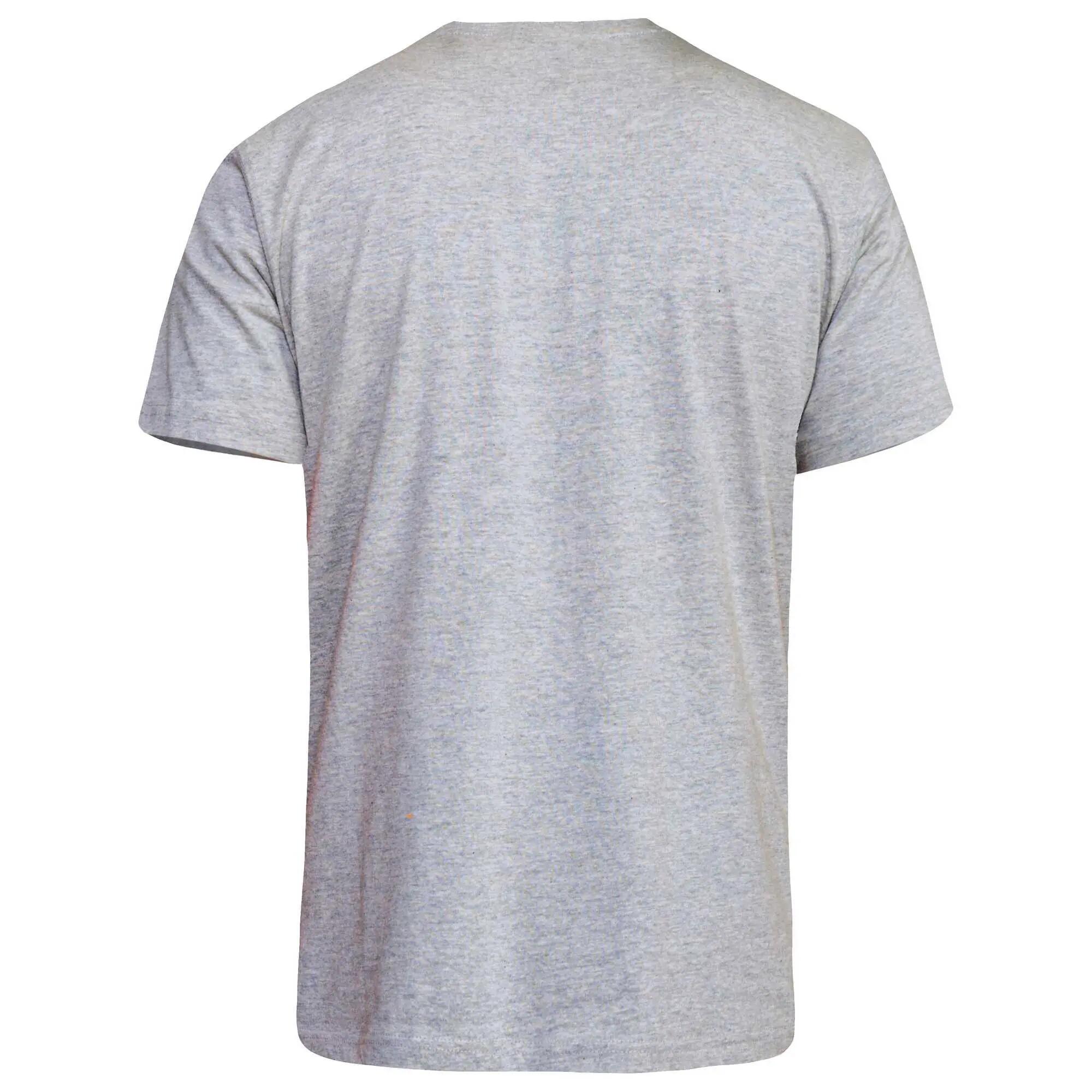 Mens D555 Sig TShirt (Grey Melange) 3/6