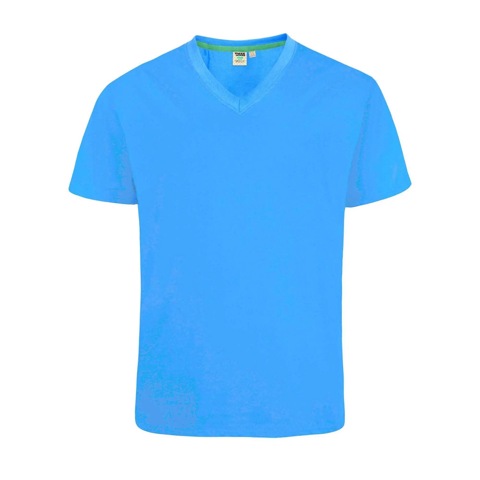 Mens D555 Sig Cotton Kingsize TShirt (Teal) 2/5