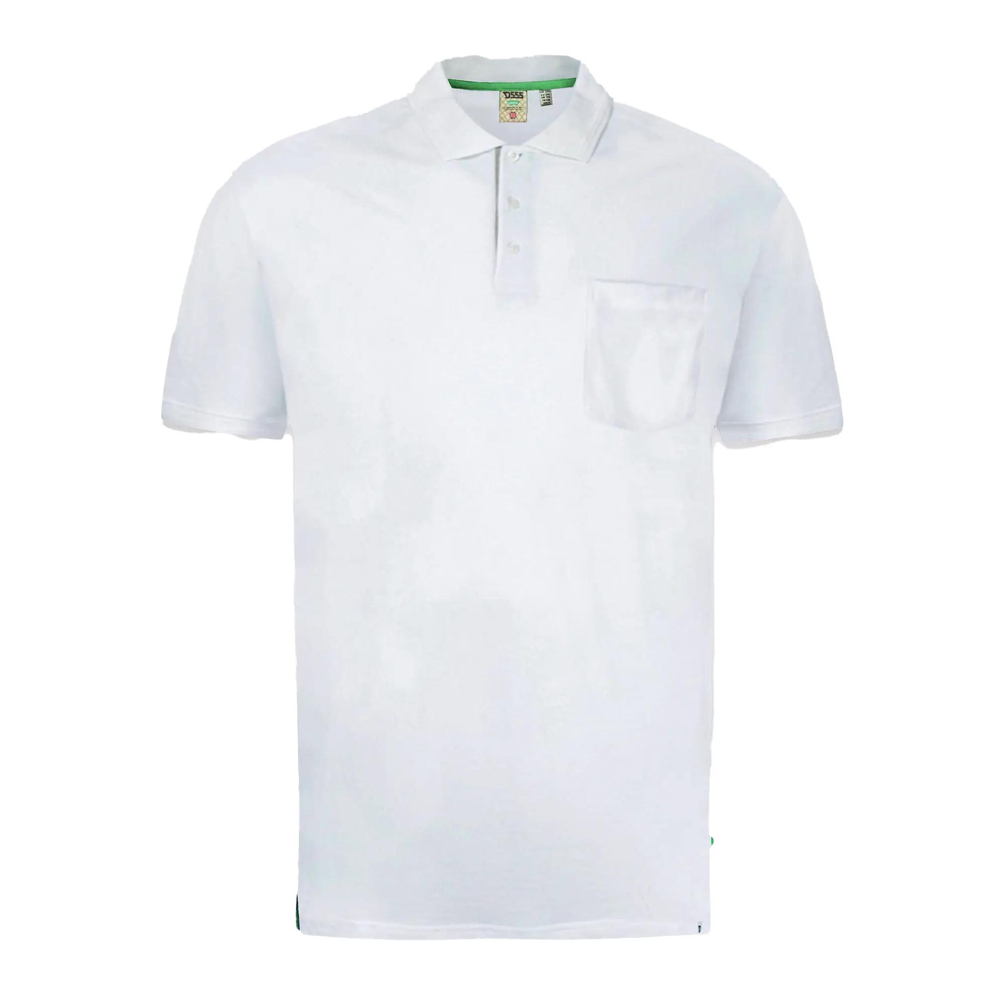 Polo Uni Manches Courtes GRANT Homme (Blanc) 2/6